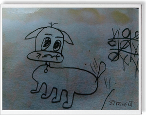 Max, Tic Tac Toe Champ STRAUGHT KIDS Print - 18"x24"